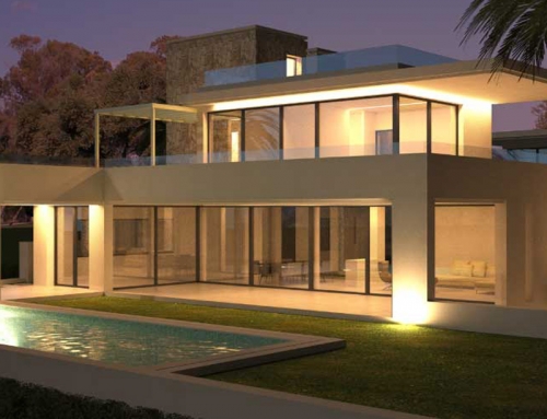 New contemporary villas 200 m from the beach in Guadalmina baja